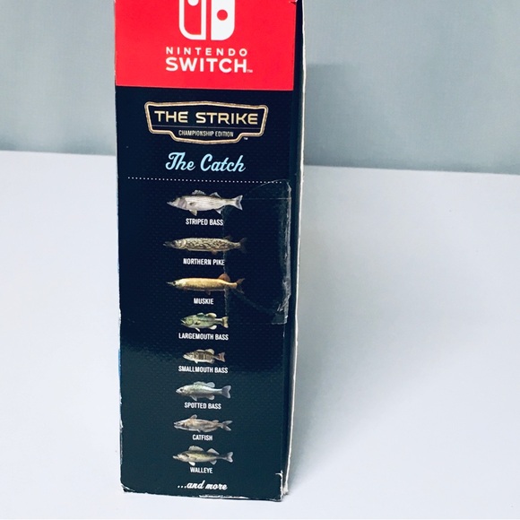 Bass Pro Shops The Strike Championship Edition Nintendo Switch New Rare Open Box - Picture 7 of 12